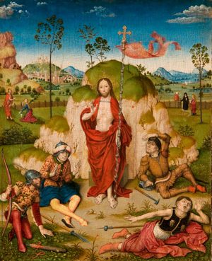 Dieric Bouts, Zmartwychwstanie Chrystusa (ok. 1480)
